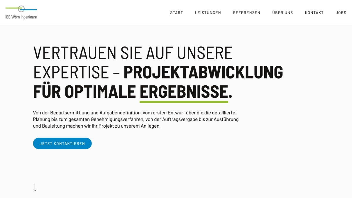 IBB Wörn Ingenieure Website